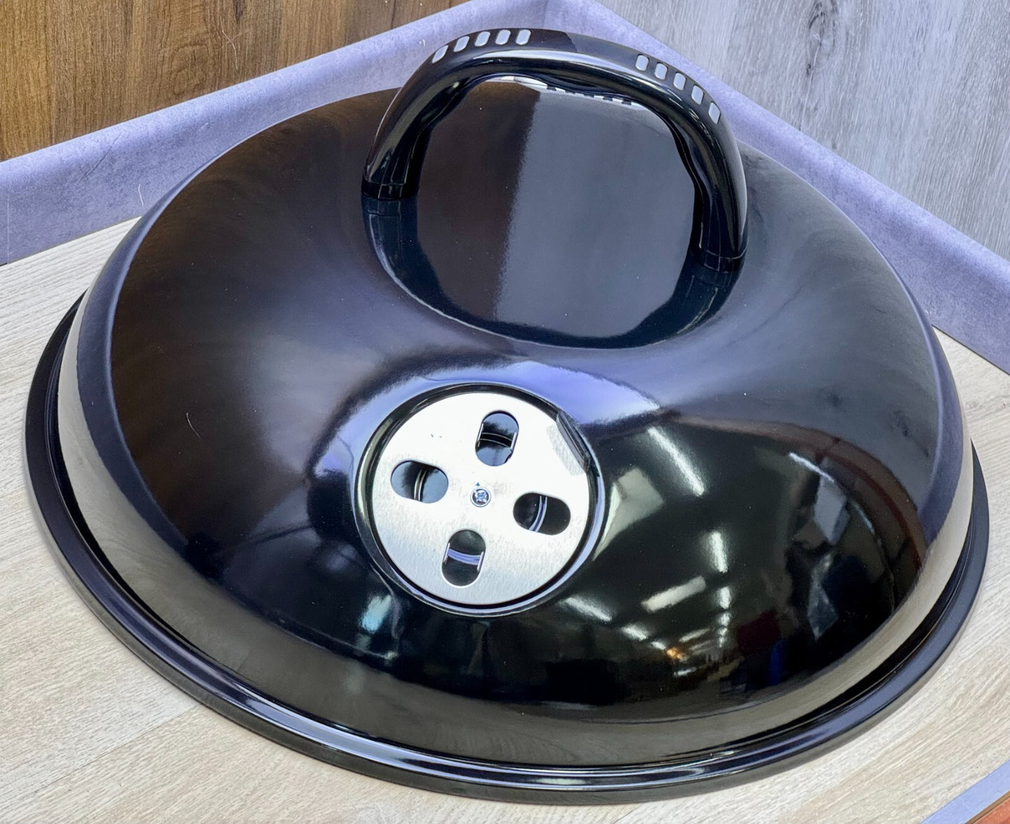 HAMSON YORK Compact Plus Holzkohlegrill Kugelgrill Barbecue Grillfläche Ø 53 cm