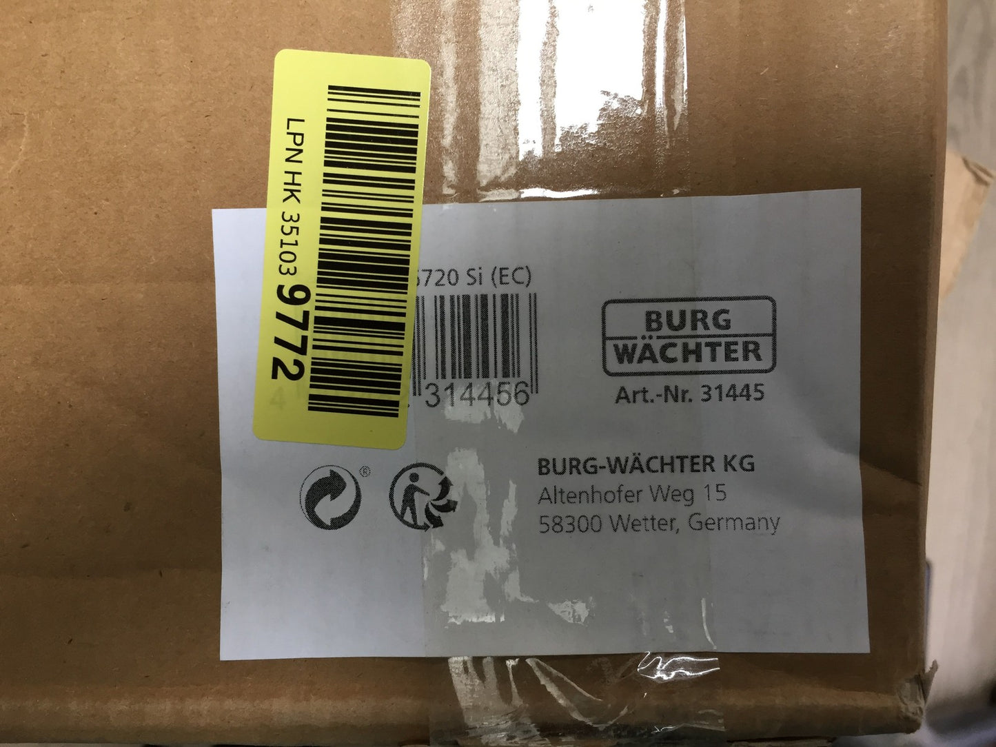 Burg-Wächter Vario 86720 Briefkasten-Set mit Zeitungsbox A4, Silber, I33176