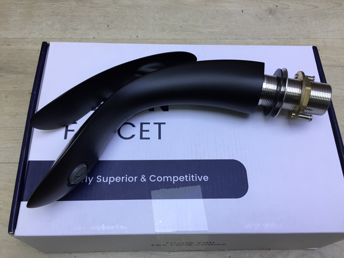 Beelee BL8801B Waschbecken Armatur Bad Wasserhahn, schwarz, I33112