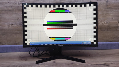 Samsung C24F396FHU Monitor 24" Curved FHD 1920x1080 VGA HDMI AMD FreeSync 60Hz