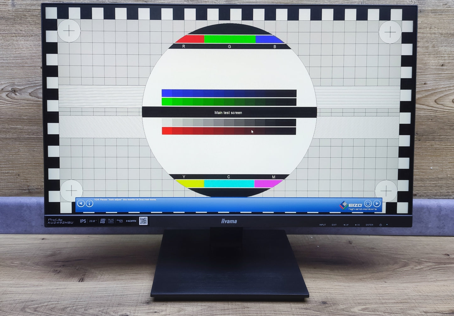 iiyama Prolite XU2492HSU-B1 Monitor 23,8" FHD 1920x1080 IPS VGA HDMI DP 60Hz 5ms