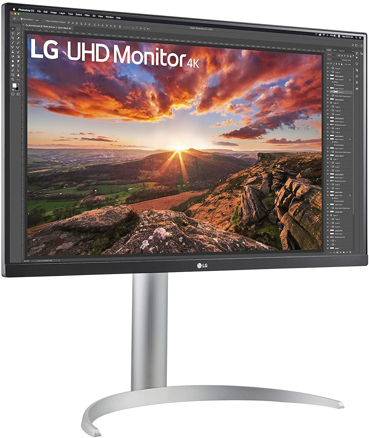 LG 27UP850-W 4K Monitor 27" UHD 3840x2160 USB-C IPS AMD FreeSync DisplayHDR 400