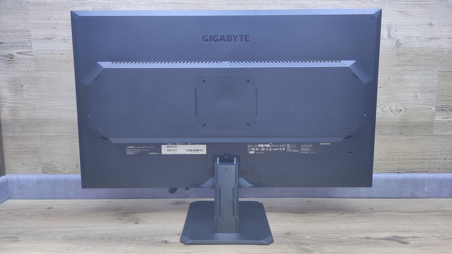 GigaByte GS32Q Gaming Monitor 31.5" WQHD 2560x1440 IPS AMD FreeSync 165Hz 1ms