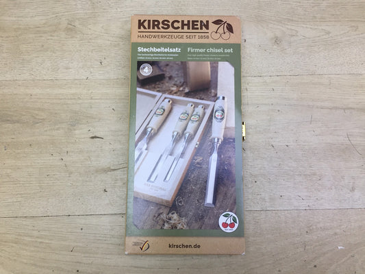 KIRSCHEN Tools 1141000, 4-piece chisel set, 10-16-20-26 mm, I33347 