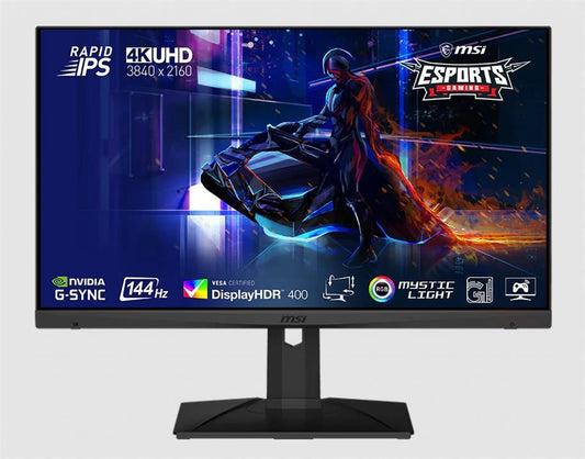MSI Optix MAG281URF 4K Monitor 27.9" UHD 3840x2160 HDR NVIDIA G-Sync 144Hz 1ms