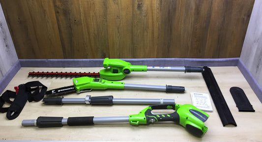 Greenworks pole pruner and hedge trimmer set 40 V 1300607 SOLO, I33312