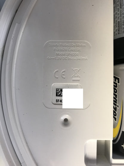 Somfy 2401491 Outdoor Siren for Security System Plug, 112dB, I32722
