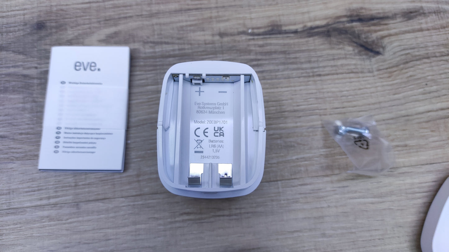 Eve Thermo Smartes Heizkörperthermostat mit LED-Display, I30791