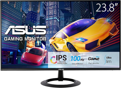 Asus VZ24EHF Monitor 23.8" 1920x1080 IPS HDMI Adaptive Sync 100Hz 1ms Eye Care