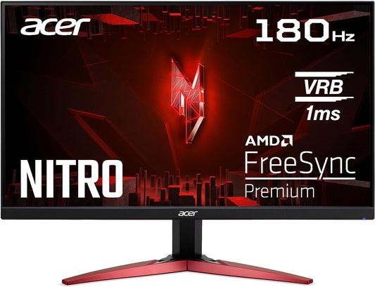 Acer KG241YS3biipf Gaming Monitor 23.8" FHD 1920x1080 HDR10 AMD FreeSync 180Hz 