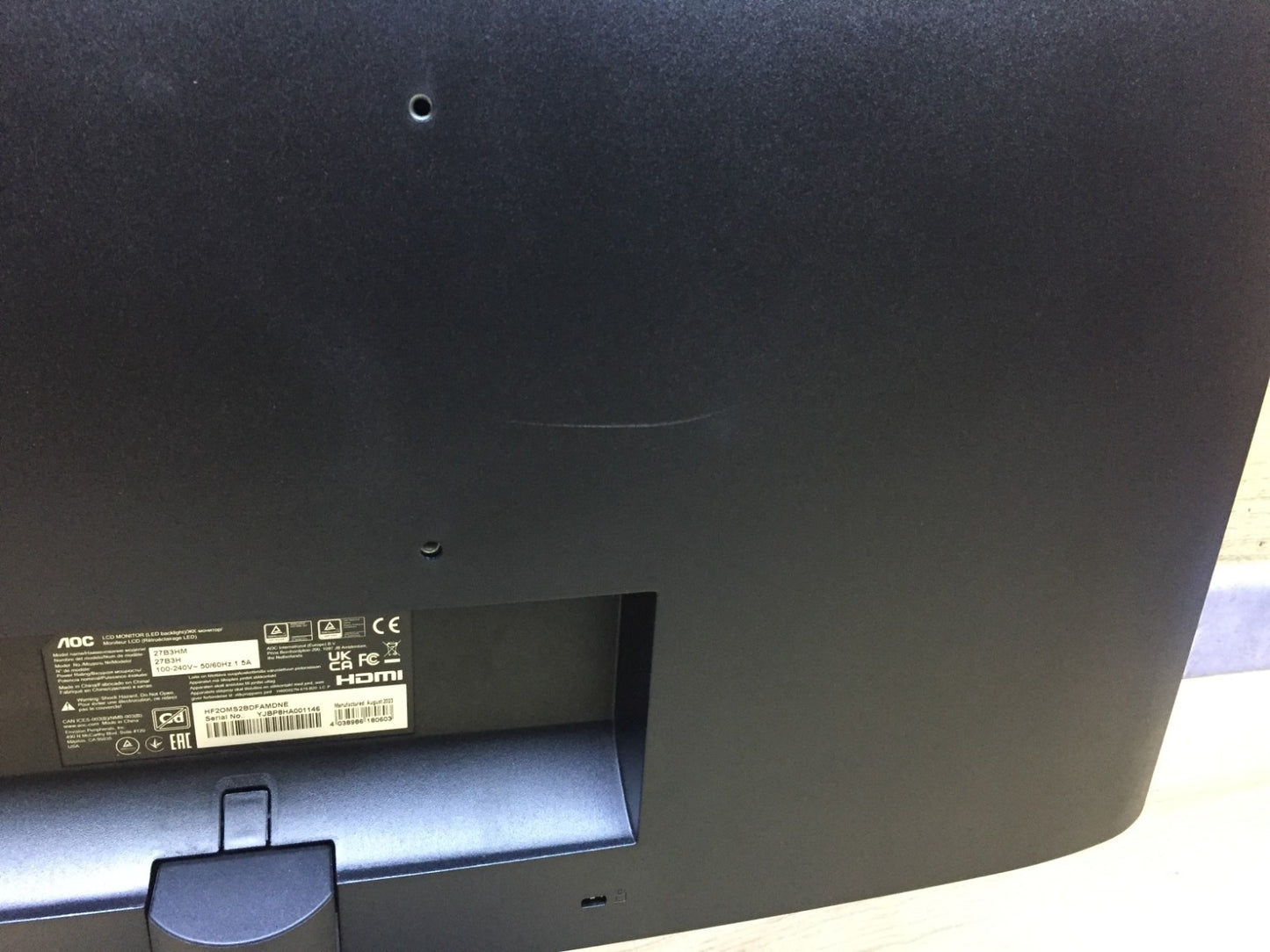 AOC 27B3HM Monitor 27" FHD 1920x1080 VA VGA HDMI Adaptive Sync 75Hz Lautsprecher