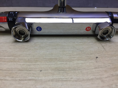 Uten AL-829 Badewannenarmatur Duschthermostat Mischbatterie Chrom, I31715