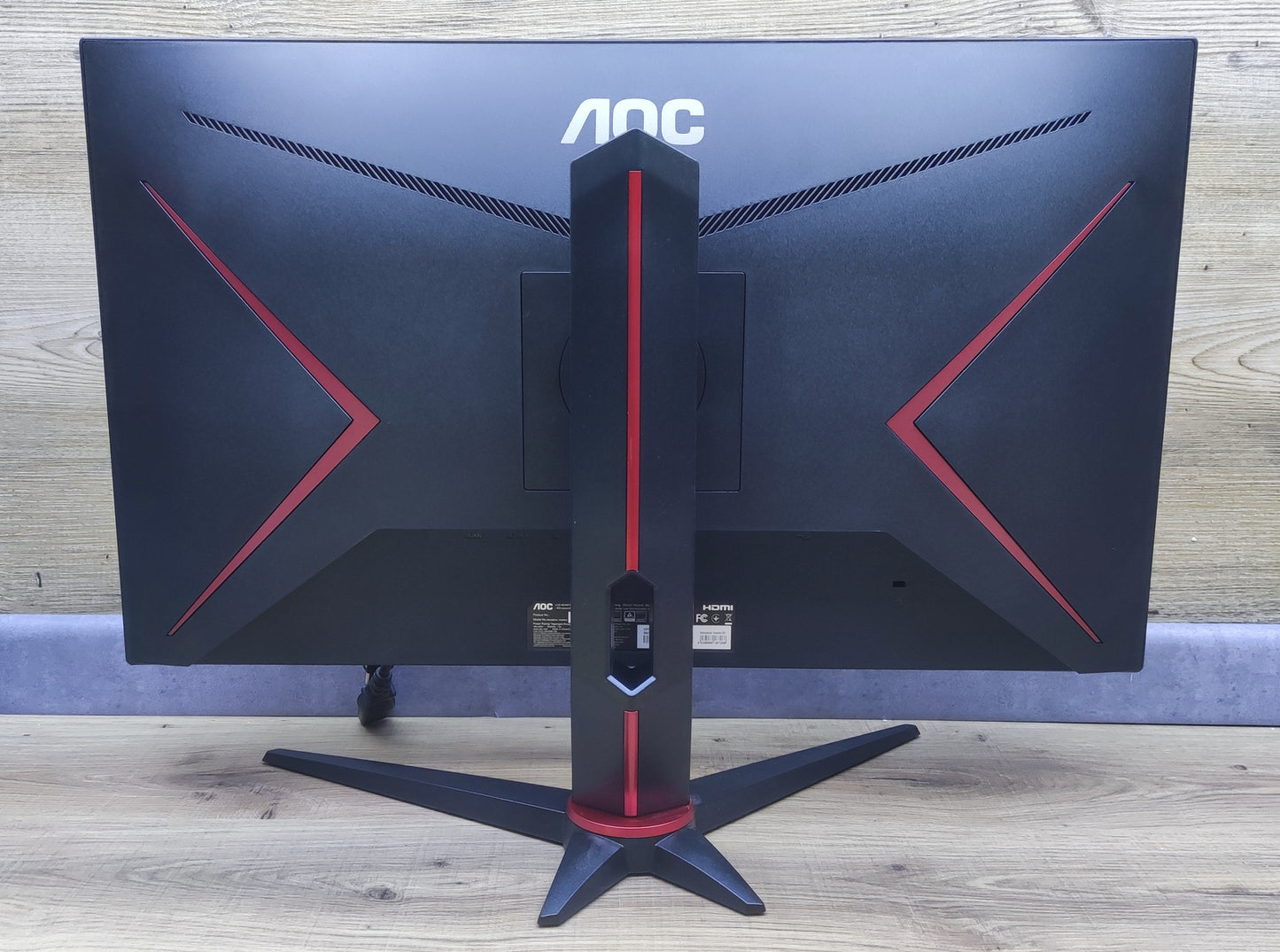 AOC Gaming 27G2/BK Monitor 27" FHD 1920x1080 HDMI DP AMD FreeSync 144Hz 1ms 