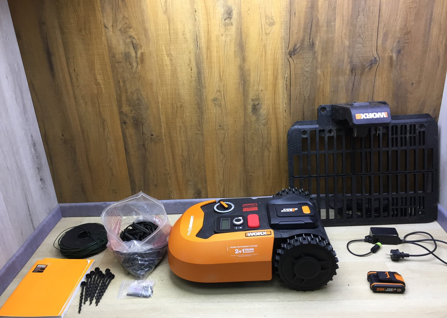 WORX Landroid M500 PLUS WR165E Mähroboter bis 500 qm mit WLAN, Bluetooth, I33549