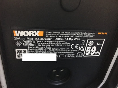 WORX Landroid Vision M550 Mähroboter WR205E für Gärten bis 550m², I33493