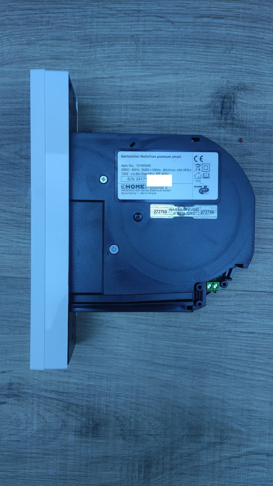 HOMEPILOT RolloTron premium smart Gurtwickler (10182345), bis 45 kg, I34441