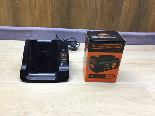 Black&Decker BDC2A36 Starterset Akku mit Ladegerät 36V 2.0Ah Li-Ionen, I34158