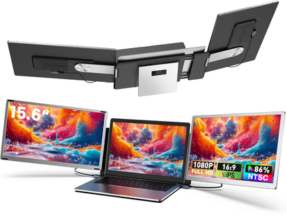 Kwumsy S6 Tragbarer Monitor Erweiterung für Laptop 15,6 1920x1080 HDMI USB-C