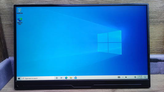 UPERFECT Tragbarer 2K Monitor 17.3" 2560x1440 IPS HDMI USB-C 60Hz Lautsprecher