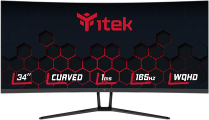 iTek GGC ITMC34V165WQHD Monitor 34" WQHD 3440x1440 VA HDR400 Adaptive Sync 165Hz 