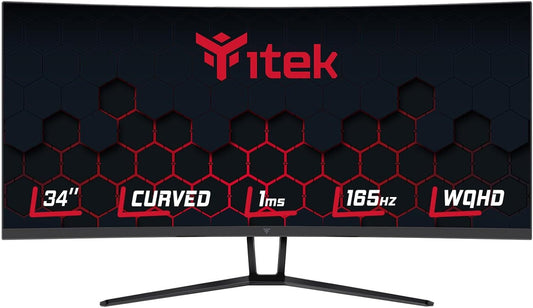 iTek GGC ITMC34V165WQHD Monitor 34" WQHD 3440x1440 VA HDR400 Adaptive Sync 165Hz 
