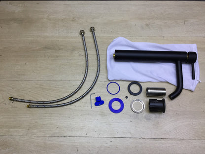 Bächlein Badarmatur Susara hoch Matt Schwarz, Bad Wasserhahn, I33501