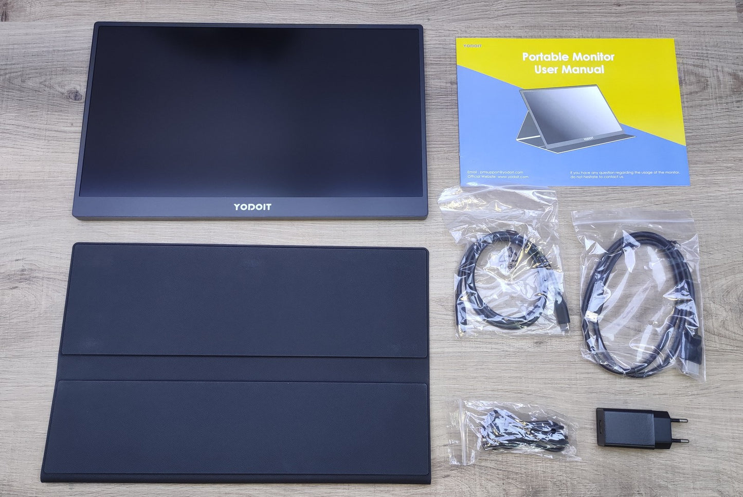 Yodoit Tragbarer Monitor (PTM15) 15.6" FHD 1920x1080 IPS mini-HDMI USB-C Audio