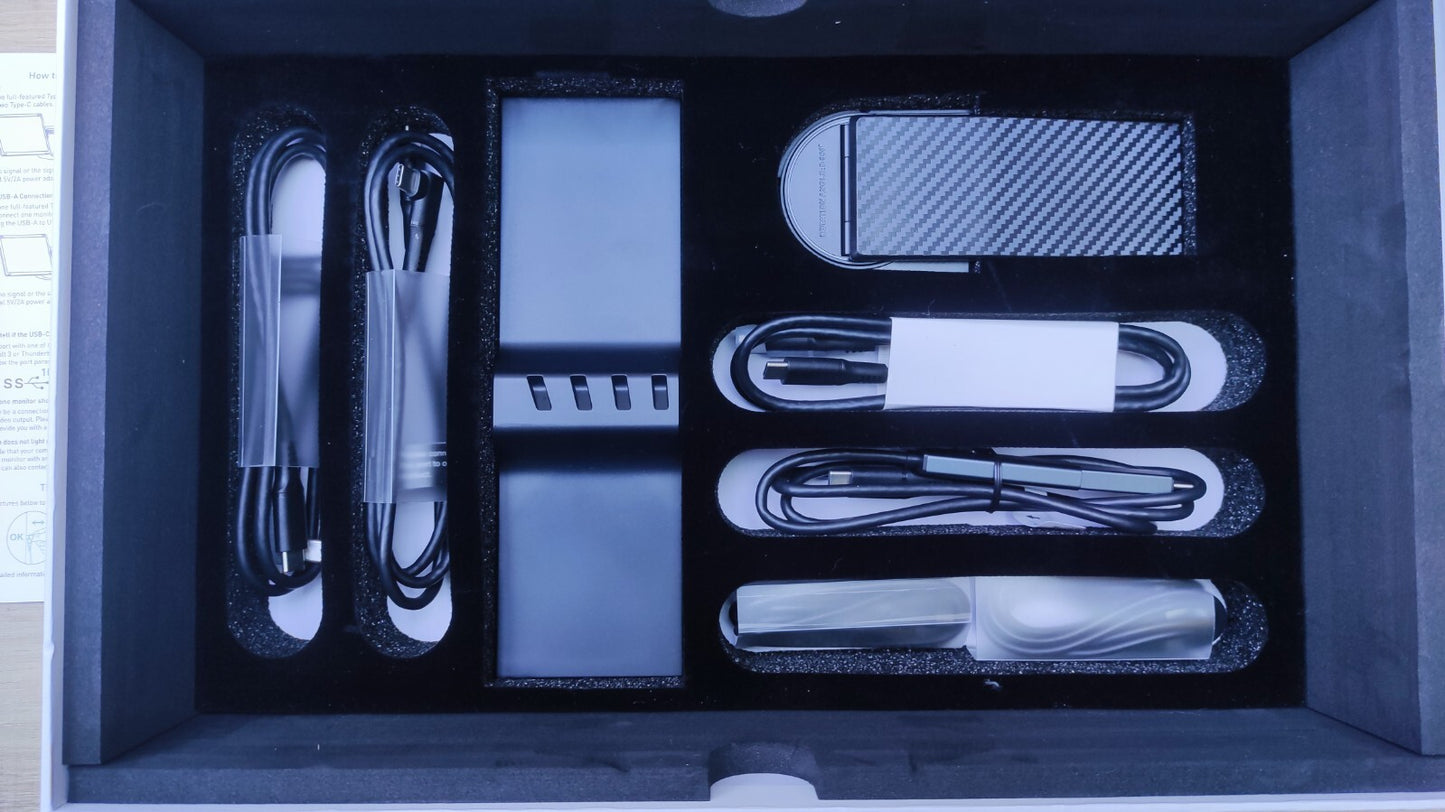 Kefeya S6 Portable Monitor Erweiterung für Laptop 15,6 1920x1080 OLED HDMI USB-C