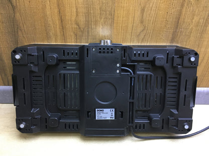 DOMO DO9260G Barbecue Tischgrill mit Windschutzscheibe, 2200W, I29641