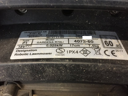 Gardena R70Li Akku-Rasenmähroboter 4072-60 I13269