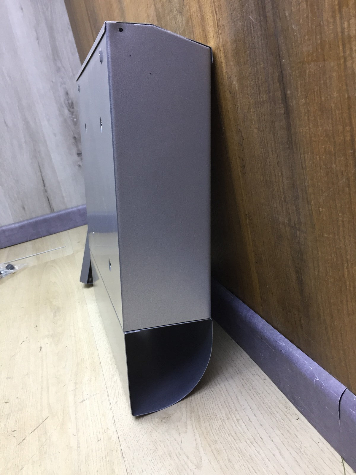 Burg-Wächter Vario 86720 Briefkasten-Set mit Zeitungsbox A4, Silber, I33176