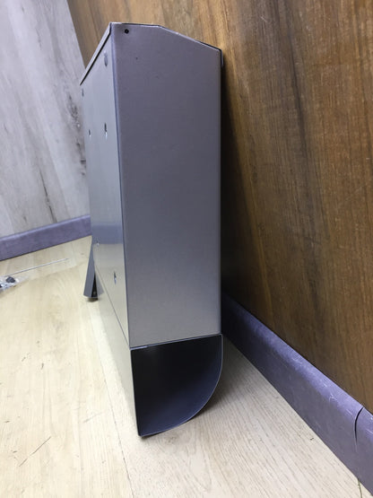 Burg-Wächter Vario 86720 Briefkasten-Set mit Zeitungsbox A4, Silber, I33176