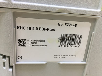 Festool cordless combination hammer KHC 18 5.0 EBI-Plus, incl. 2 x batteries 18 v 5.0 Ah, I33167