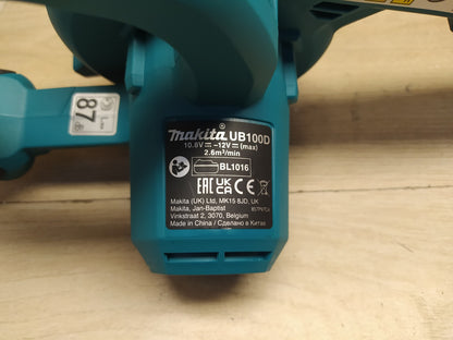 Makita UB100DZ Akku-Blasgerät solo 12V, I36913