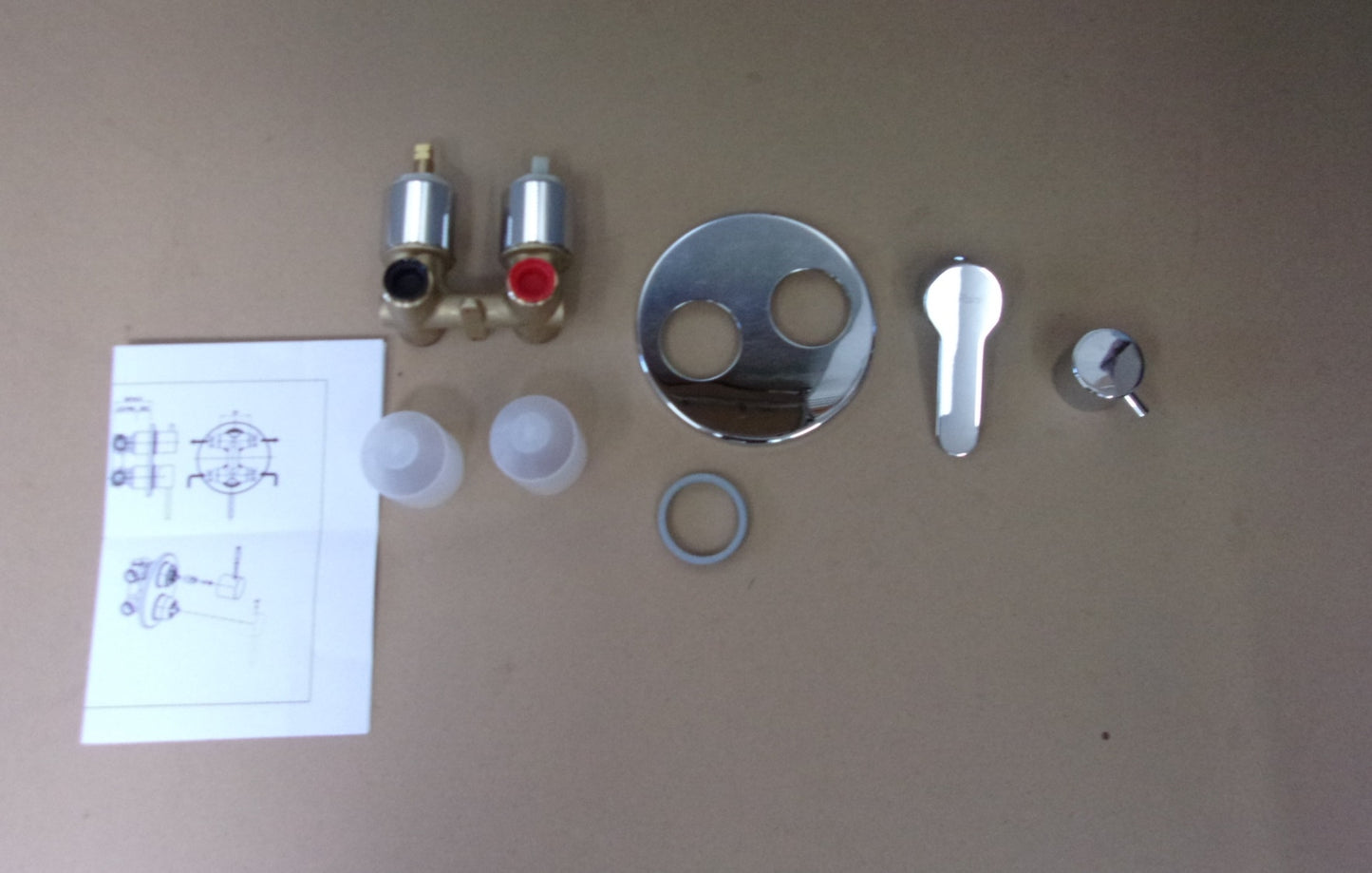 Paini Mischbatterie Dusche Chrom Serie Smart, I03544