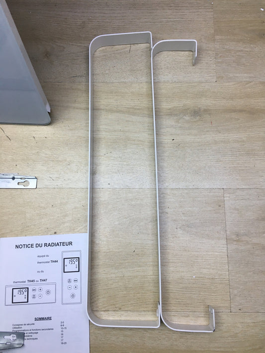 Carrera Handtuchheizkörper Heizgerät Glas LCD 1000 W weiß, I31488