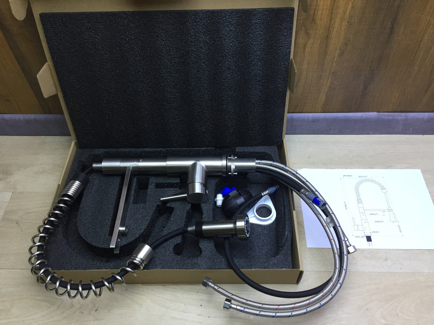 CREA 40104BN Spiralfeder-Küchenarmatur, Wasserhahn Armatur Küche, I30821