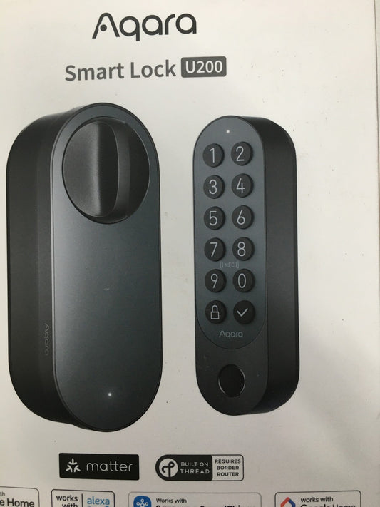 Aqara Smart Lock U200 Smartes Türschloss (mit Fingerabdruck), Matter, I34068