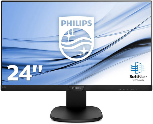Philips 243S7EHMB/00 Monitor 23.8" FHD 1920x1080 VGA HDMI Speaker SoftBlue 
