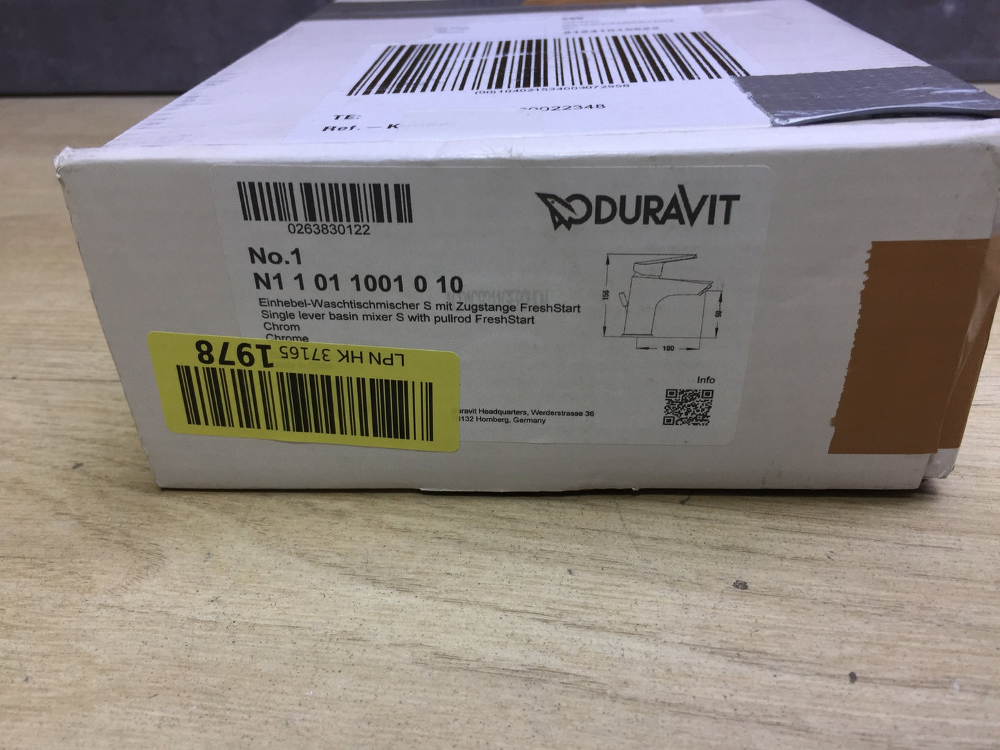 Duravit No.1 Waschtischarmatur, Größe S, Wasserhahn Bad, I31889