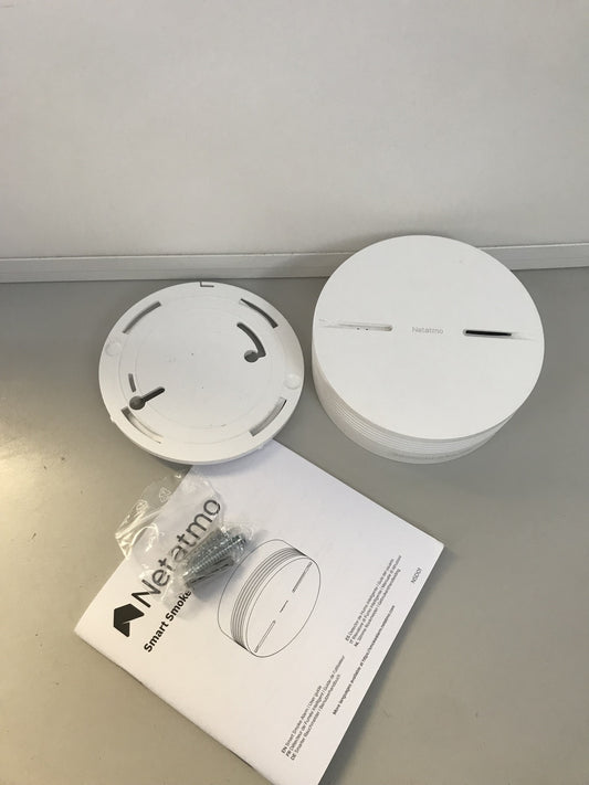 Netatmo Smart Smoke Detector NSD01, automatic tests, smoke alarm, I32871
