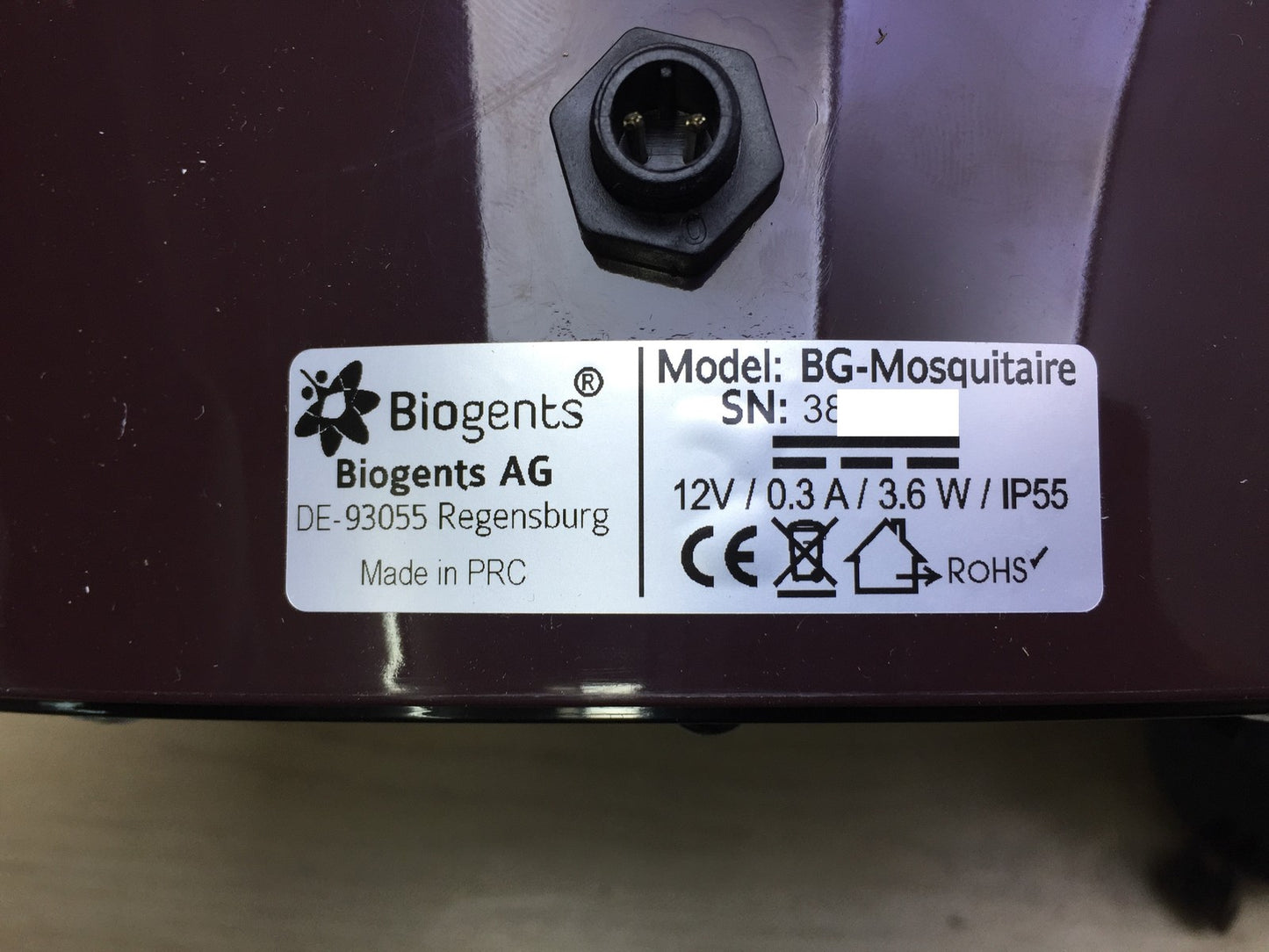 Biogents BG-Mosquitaire Umweltfreundliche Mückenfalle für außen, I34054