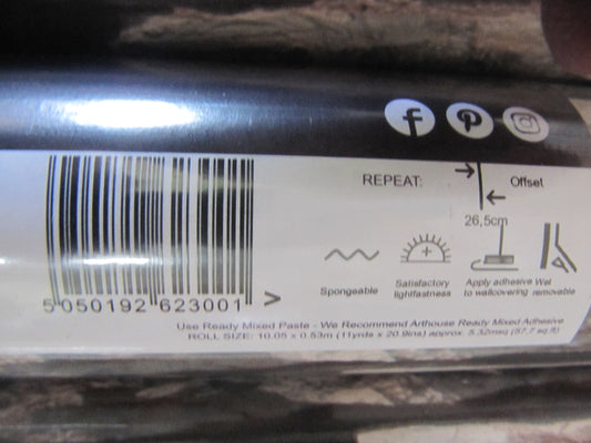 10 Rollen Arthouse 623000 Papier Tapete 10.05 x 0.53 m I12343