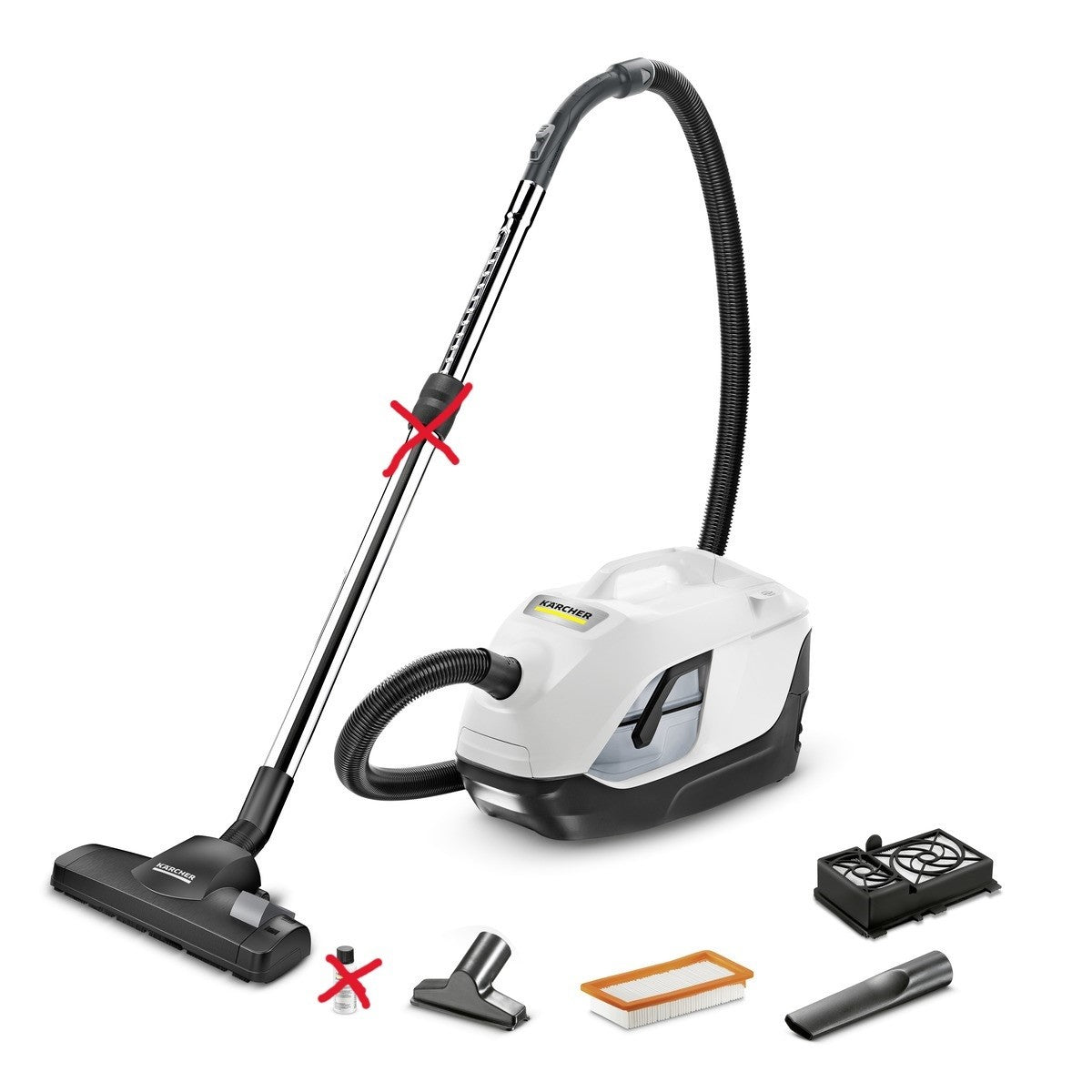 Kärcher Staubsauger DS 6 (1.195-250.0), weiß, I34239
