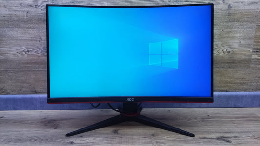 AOC C24G2U/BK Gaming Monitor 24" Curved 1920x1080 HDMI DP AMD FreeSync 165Hz 1ms 