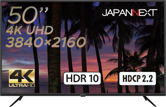 JapanNext JN-VT5001UHDR Display 4K Monitor 50" UHD 3840x2160 HDR10 HDMI FreeSync