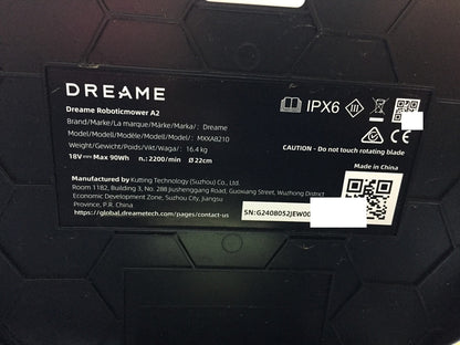 DREAME Robotic Lawnmower A2 (MXXA8210), Auto-Limiting System, 3000 m², I33390