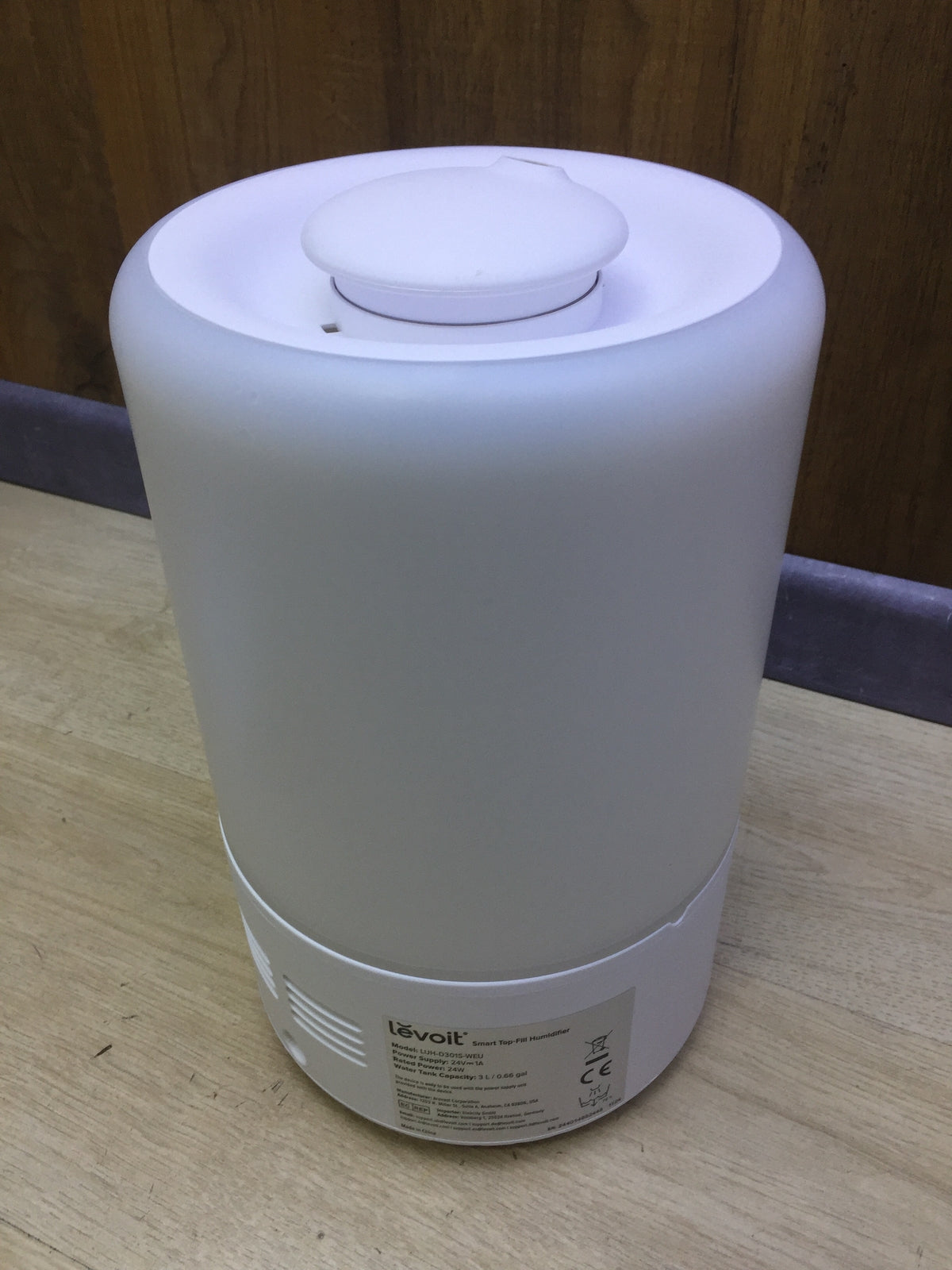 LEVOIT 3L Top Fill Humidifier LUH-D301S, I31643 
