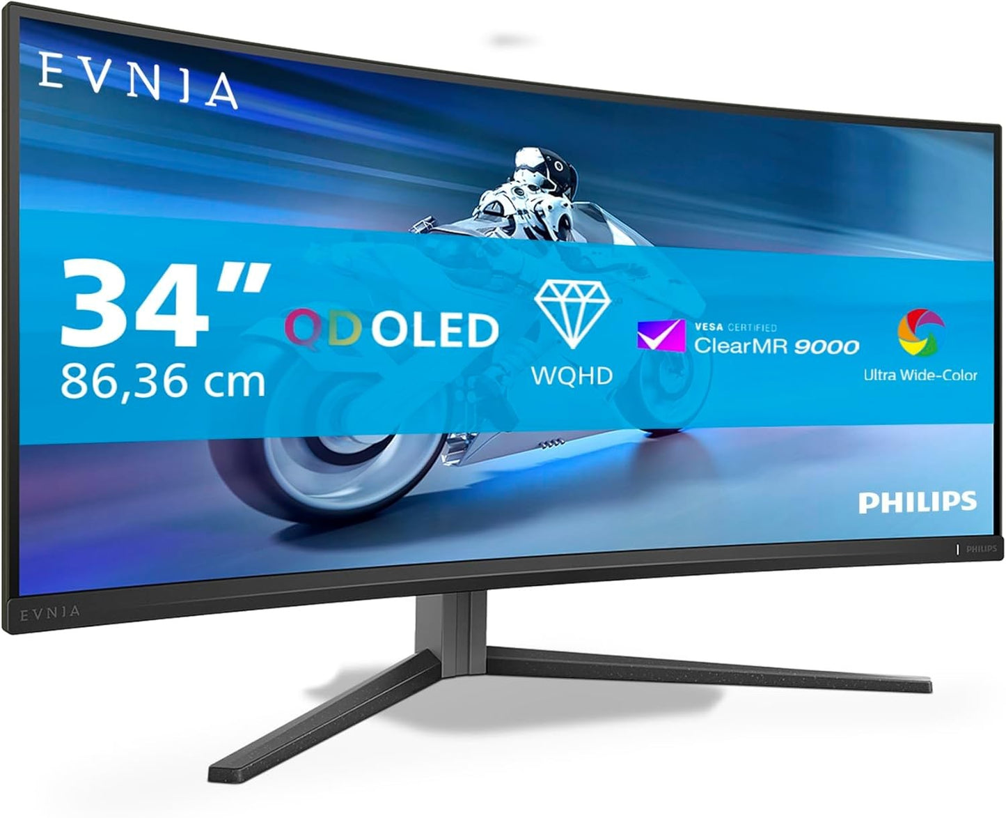 Philips Evnia 6000 Series 34M2C6500/00 Monitor 34" UWQHD 3440x1440 HDR FreeSync