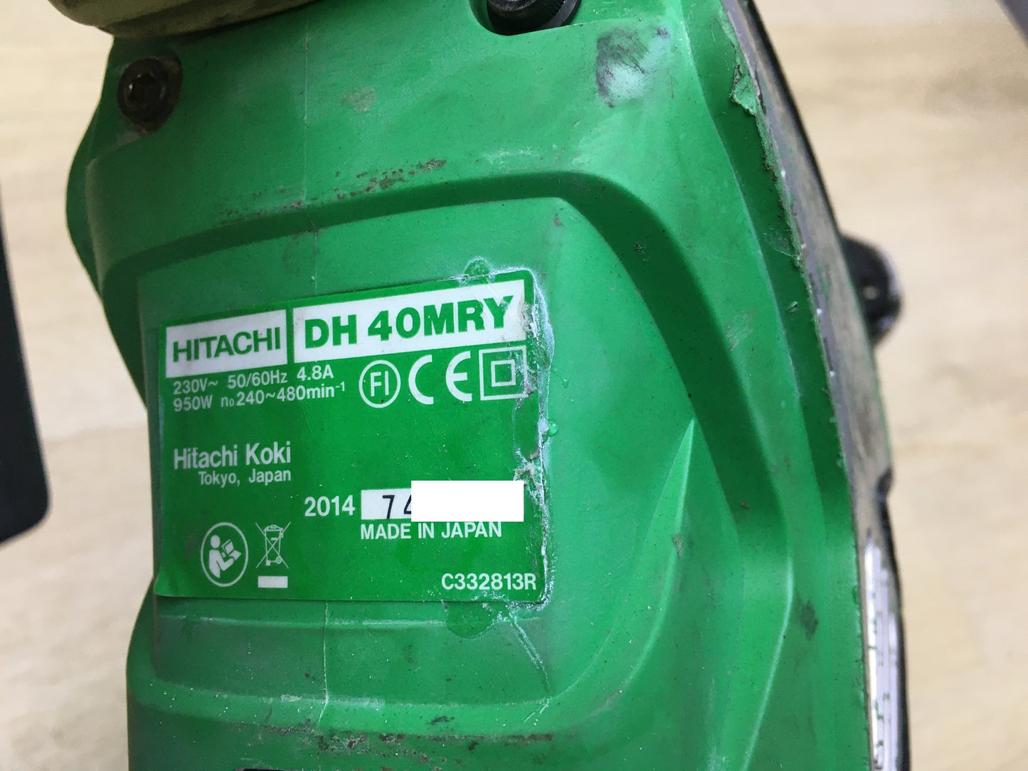 Hitachi DH40MRY Elektro-Bohr-/Meißelhammer 950W, I30081